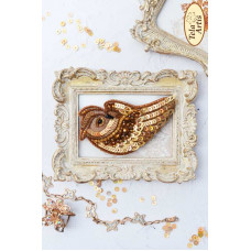 Bead Art Brooch Embroidery Kit - Owl Bead Art Brooch Embroidery Kit - Owl