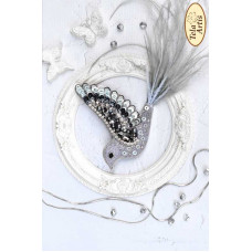 Bead Art Brooch Embroidery Kit - Silvia Bead Art Brooch Embroidery Kit - Silvia