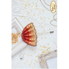 Bead Art Brooch Embroidery Kit - Umbrella Bead Art Brooch Embroidery Kit - Umbrella