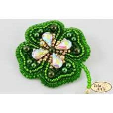 Bead Art Brooch Kit - Clover Bead Art Brooch Kit - Clover