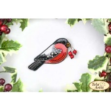 Bead Art Brooch Kit - Bullfinch Bead Art Brooch Kit - Bullfinch