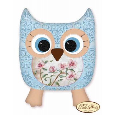 Bead Art Cushion - Gentle Owl