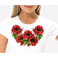 Bead Art T-Shirt Kit - Poppies Bead Art T-Shirt Kit - Poppies