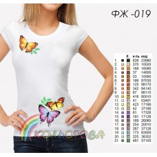 Bead Art T-Shirt Kit - Butterflies