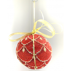 Bead Art Bauble Kit - Scarlet Scales