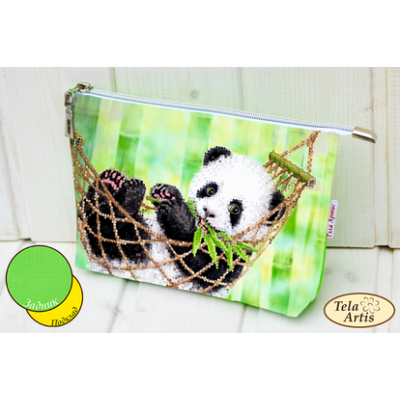 Bead Art Kit - Panda Cosmetic Bag