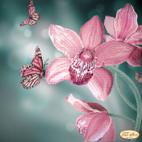 Bead Art Kit - Flowers & Butterflies (Miss Elegance)