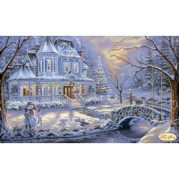 Bead Art Kit - Winter Mansion