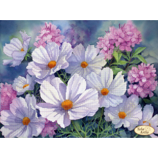 Bead Art Kit - Cosmea and Phlox Bead Art Kit - Cosmea and Phlox