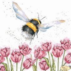Bead Art Kit - Bumblebee in the Tulips