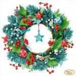 Bead Art Kit - Wreath with Berries Bead Art Kit - Wreath with Berries