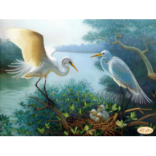 Bead Art Kit - Cranes (Happy Couple) Bead Art Kit - Cranes (Happy Couple)