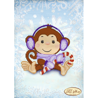 Bead Art Kit - Winter Monkey