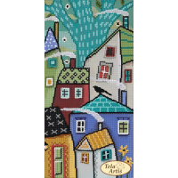 Bead Art Kit - Fairy Tale City - 3 (Tumble Houses)