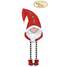 Bead Art Bauble Kit - Red Christmas Gnome