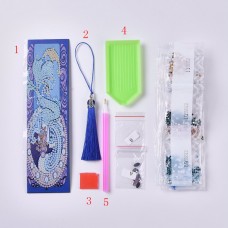 Rhinestone Art Kit - Mermaid Tassel Bookmark