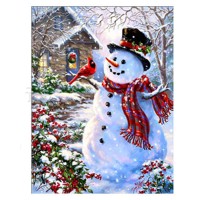 Rhinestone Art Kit - Snowman 