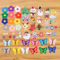 Embroidery Appliques - 60 Pack